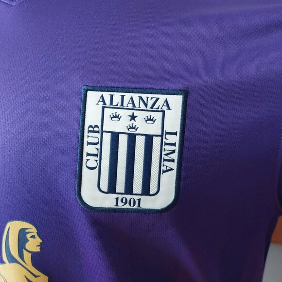 Nike Alianza Lima Peru 2016 Purple Soccer/Football Jersey Men's Small - Picture 3 of 16